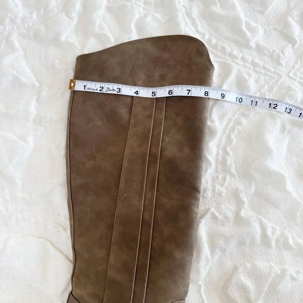 Korks Leather Tall Boots Size 9.5 New